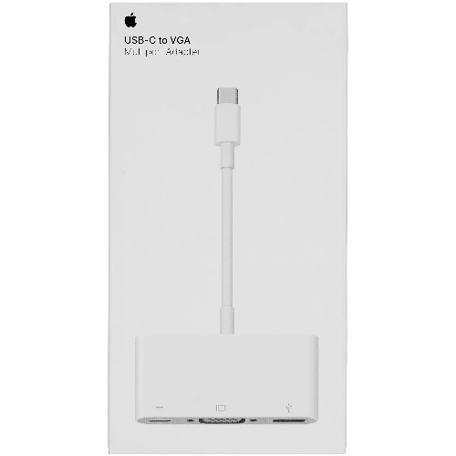 Переходник/адаптер Apple USB Type-C - USB Type-C/USB/VGA, 0.16 м, белый
